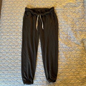 Black Lululemon Jogger Pants with Drawstring